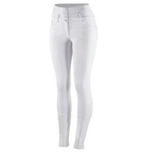Horze Ladies' Tara High-Waist Full-Seat Silicone Grip Dressage Show Breech 28